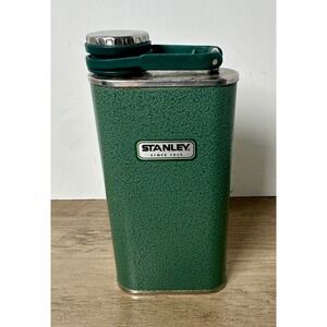 Stanley Vintage Green Hammertone Flask Since 1913 Stainless Steel Travel